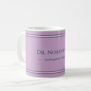 Personlig namn- och yrkeskopp kaffemugg