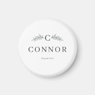 Personlig Namn och Zodiakmagnet Magnet