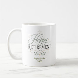 Personlig Namn på Glad Pension Kaffemugg