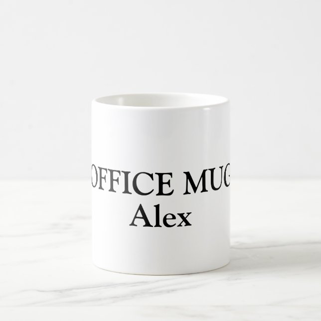 Personlig namn på kaffemugg (Center)