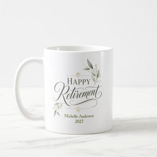 Personlig Namn på Pension Kaffemugg (Vänster)