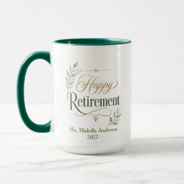 Personlig Namn på Pension Mugg