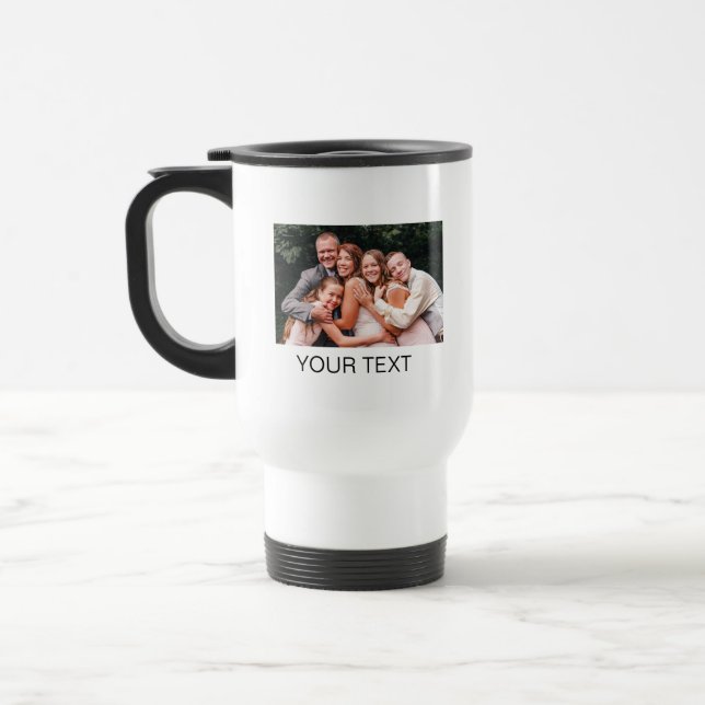 Personlig Namn Photo Collage Monogram Gift Resemugg (Vänster)