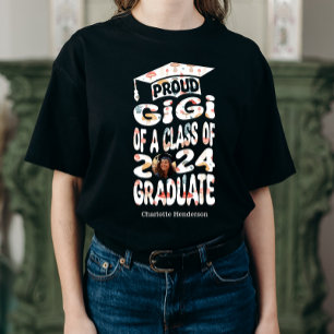 Personlig Namn Photo Proud Gigi 2024 Student T Shirt