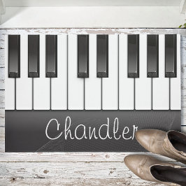 Personlig NAMN Pianist Piano Nycklar Music Lärare