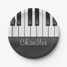 Personlig NAMN Pianist Piano Nycklar Music Lärare