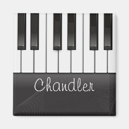 Personlig NAMN Pianist Piano Nycklar Music Lärare Magnet