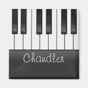 Personlig NAMN Pianist Piano Nycklar Music Lärare Magnet