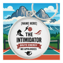 Personlig namn Pickleball Nyckelring Intimidator