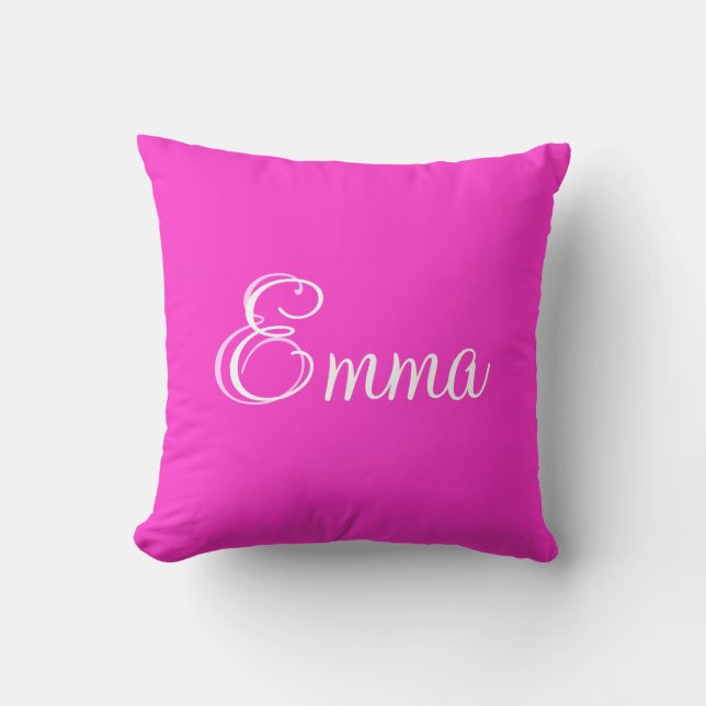 Personlig Namn Princess Emma Pillow Kudde (Framsida)