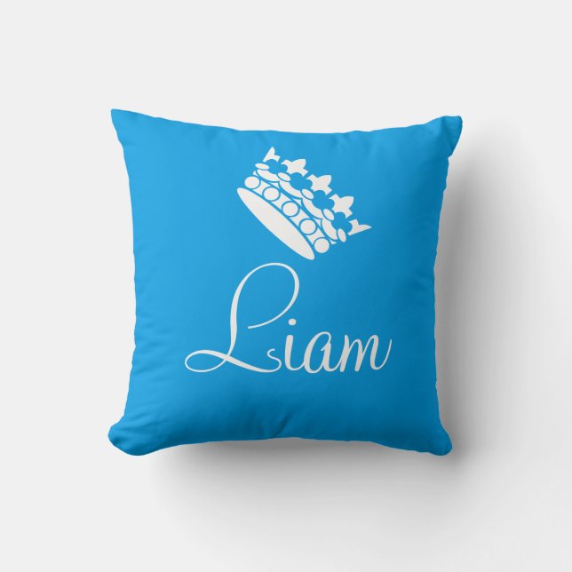 Personlig Namn Princess Liam Pillow Kudde (Framsida)