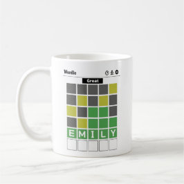 Personlig Namn Pussel Anpassad Ordspelet Kaffemugg