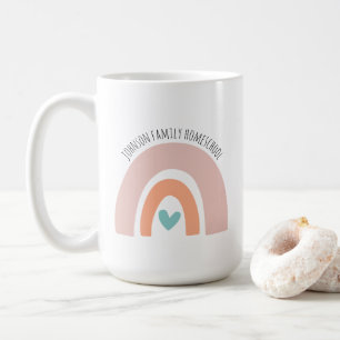 Personlig Namn Rainbow Homeschool Kaffemugg