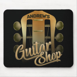 Personlig NAMN Rock musik Guitar Shop Musician Musmatta