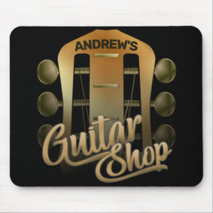 Personlig NAMN Rock musik Guitar Shop Musician Musmatta