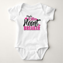 Personlig NAMN Rosa Little Heart Breaker