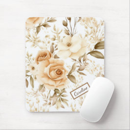Personlig Namn Rustic Modern Boho Ro Neutralt Musmatta