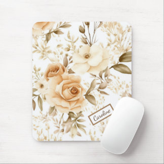 Personlig Namn Rustic Modern Boho Ro Neutralt Musmatta