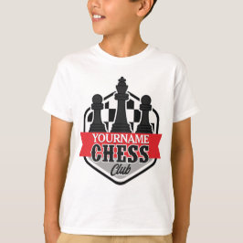 Personlig NAMN Schackspelare Klubb Schackmatt T Shirt