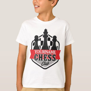 Personlig NAMN Schackspelare Klubb Schackmatt T Shirt