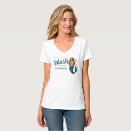 Personlig Namn Sjöjungfru Bachelorette T Shirt