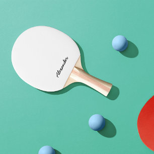 Personlig Namn Skript - fullständigt redigerbart F Pingisracket