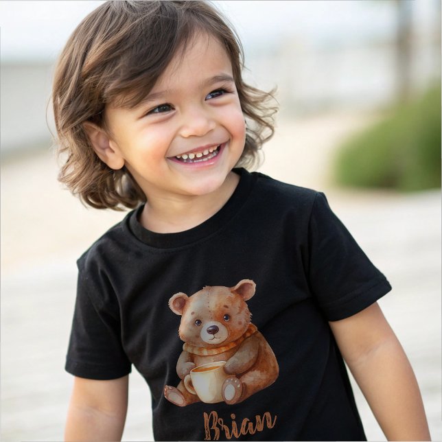 Personlig namn söt nalle t shirt (Skapare uppladdad)
