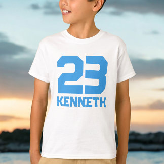 Personlig namn sportströja nummer t shirt