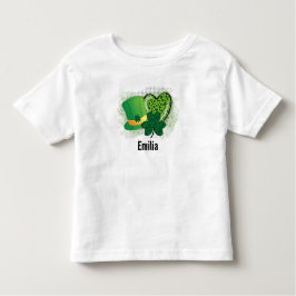 Personlig Namn St patricks day Shamrock Klöver T Shirt
