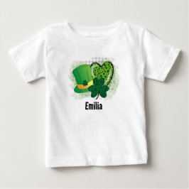 Personlig Namn St patricks day Shamrock Klöver T Shirt