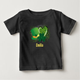 Personlig Namn St patricks day Shamrock Klöver T Shirt