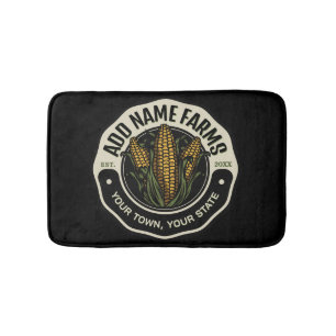 Personlig NAMN Sweet Maj Garden Farm Farmer Badrumsmatta