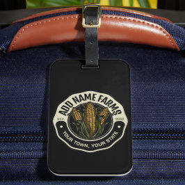 Personlig NAMN Sweet Maj Garden Farm Farmer Bagagebricka
