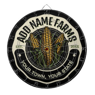 Personlig NAMN Sweet Maj Garden Farm Farmer Darttavla