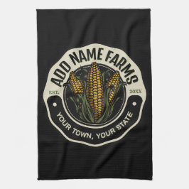 Personlig NAMN Sweet Maj Garden Farm Farmer Kökshandduk
