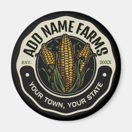 Personlig NAMN Sweet Maj Garden Farm Farmer Magnet