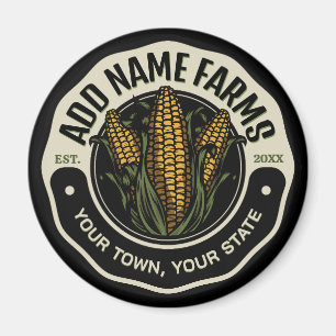 Personlig NAMN Sweet Maj Garden Farm Farmer Magnet