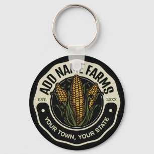 Personlig NAMN Sweet Maj Garden Farm Farmer Nyckelring