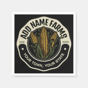 Personlig NAMN Sweet Maj Garden Farm Farmer Pappersservett