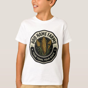 Personlig NAMN Sweet Maj Garden Farm Farmer T Shirt