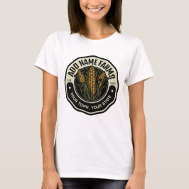 Personlig NAMN Sweet Maj Garden Farm Farmer T Shirt