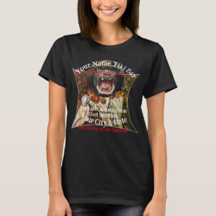 Personlig Namn Tiki Pub Sport Jersey T Shirt