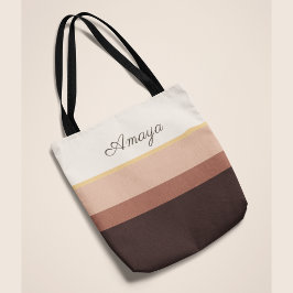 Personlig Namn Tote – Elegant Signaturstil Tygkasse