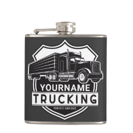 Personlig NAMN Trucking Big Rig Semi Trucker Fickplunta
