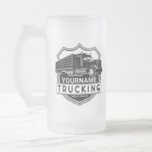 Personlig NAMN Trucking Big Rig Semi Trucker