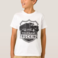 Personlig NAMN Trucking Big Rig Semi Trucker
