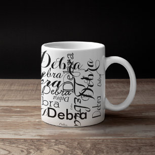 personlig Namn typografi Mugg
