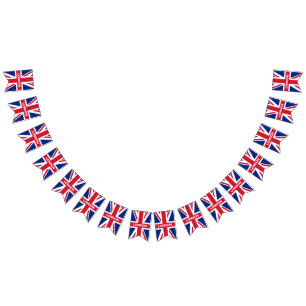 personlig namn Union Jack bunting Vimplar