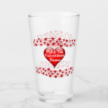 Personlig Namn Valentines Forever Glass Kopp