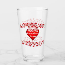 Personlig Namn Valentines Forever Glass Kopp